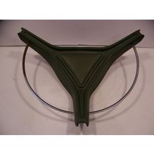 1969 CHRYSLER STEERING WHEEL HORN RING GREEN OEM NEW YORKER TOWN & COUNTRY