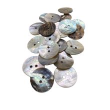 18mm Natural Mother of Pearl Shell Buttons 2 hole Sewing Knitting Crafts Arts