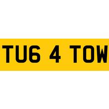 Private Number Plates For Sale - On Retention TUG 4 TOW