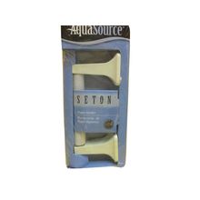 AquaSource Standard Plastic Toilet Paper Holder Color White