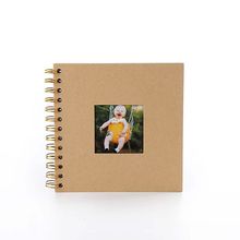 Woodside Home Living Spiral Bound Scrap Book Style Photo Album 17cm x 17cm - Bro