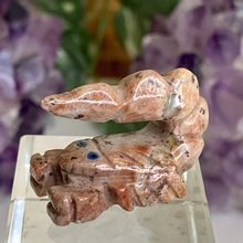 SCORPION Soapstone Figurine MINI Carved Stone Healing Crystal Animal Insect 1.5"