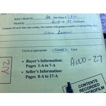 ICOLLECTZONE BOX LOTS & COLLECTIONS- New Zeal APS Sales Book 1984 CV (A000-27)