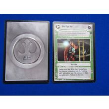 Star Wars 1997 Dagobah Decipher CCG B/B Card Rebel Flight Suit LS