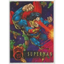 DC OUTBURST : FIREPOWER ' ONE PROMO ' card (1996)