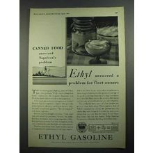 1931 Ethyl Gasoline Ad - Problem for Fleet Owners