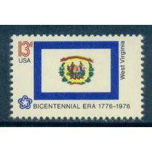 1667 13c Flag of West Virginia Fine Fine MNH KA6694 (16)