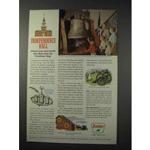 1963 Sinclair Oil Ad - Independence Hall