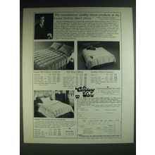 1985 The Company Store Down Comforters Ad - Square Stitch, Austrian, Gstaad