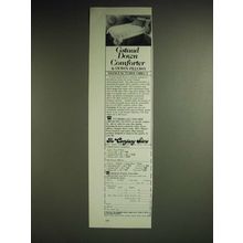 1985 The Company Store Gstaad Down Comforter Ad - Gstaad Down Comforter & Down