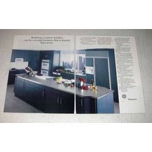 1990 GE Monogram Appliance Ad - A Custom Kitchen