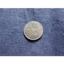 1978 FRANCE 1/2 FRANC COIN.