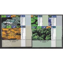 GER 2004 (SET) 'CLIMATE ZONES' (CORNER MARGINS) (5v) FINE USED (EBID75-384)