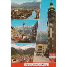 Austrian Winter Olympics Olympic Games Multi View Postcard