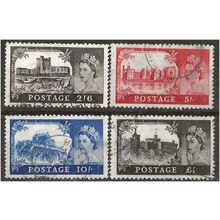 1955 Waterlow Castle Set SG536-539 Fine/Very Fine Used ..