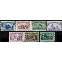 230/238, Unused Group of 7 Columbians - PLEASE READ SCV $598 - Stuart Katz