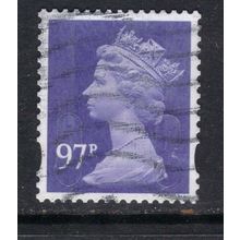 GB 2014 QE2 97p Bluish Violet security Machin ( M14L ) SG U2932 ( R667 )