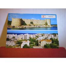multiview, K. K. T. C. , Turkey used postcard 1989 pm #