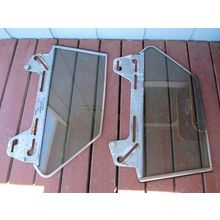 1963 1964 Chrysler 4D Sedan Rear Door Glass OEM Pair Tinted 300 New Yorker