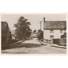 Cumnor Sussex Village Country Lane Cottage Old Real Photo PB Postcard