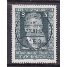 AUSTRIA 1981 75th DEATH ANNIV BOLTZMANN USED SG1905