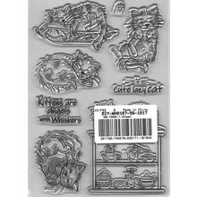 Kitten Stamp set. Stamping Cardmaking Scrapbooking Crafts