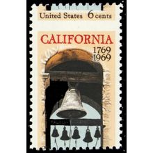 1373, Scarce Misperf Freak Error Mint NH 6¢ California * Stuart Katz