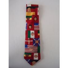 Children Of The World Flag Faces Save The Children Collector Necktie Tie