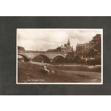 Postcard Scotland Dumfries Annan Town Bridge