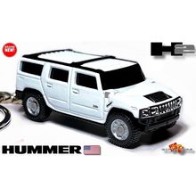 HTF RARE KEYCHAIN WHITE HUMMER H2 4X4 CUSTOM Ltd Ed.