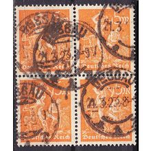 GERMANY REICH [1922] MiNr 0238 ( O/used ) [02] 4er