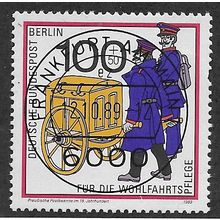 BERLIN -1989 100pf + 50pf 'POSTAL HISTORY' FINE USED (EBID54-619)