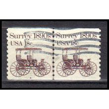 Used 1907 18c Surrey Very Fine CNP Left 4 PA0525
