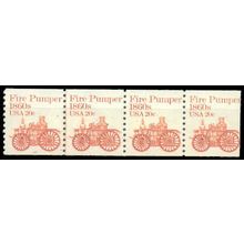 1908 20c Fire Pumper Very Fine MNH Dry Gum CNP+2 Left 10 G0307