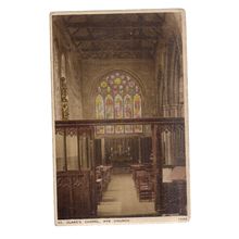 ST. CLARE'S CHAPEL, RYE CHURCH Isle of Wight unused postcard. by Salmon #