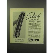 1951 Stith 4x Master Scope Ad - Brightest Sight