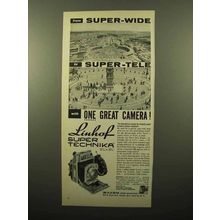 1961 Linhof Super Technika Camera Ad - Super-Wide