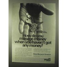 1971 State Mutual of America Ad - Manage Money