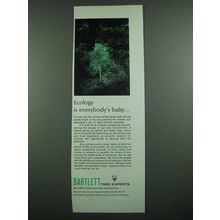 1973 Bartlett Tree Experts Ad - Ecology is Everybody's Baby