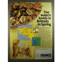 1980 France Tourism Ad - The Water's Lovely in Brittany in Spring