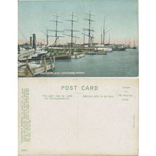 Charleston Harbor Original Vintage Postcard from 1900s 202820