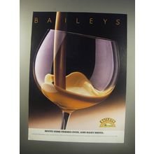 1990 Baileys Irish Cream Ad - Baileys Invite some friends over. And make waves.