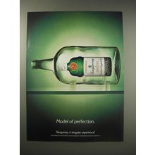 1990 Tanqueray Gin Ad - Model of perfection