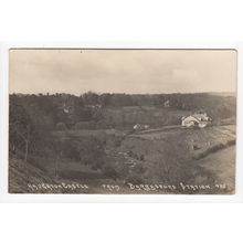 Haughton Castle from Barrasford Station Postcard RP Northumberland