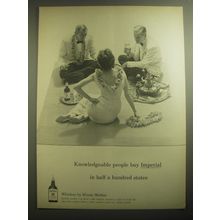 1959 Hiram Walker Imperial Whiskey Advertisement - Knowledgeable people