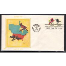 FDC W Covers 1757a 13c Cardinal 1757b Mallard (Cachet-U/A) Box0664