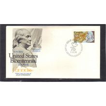FDC Int'l Canada Honoring USA Bicentennial (Cachet-U/A) CV01029