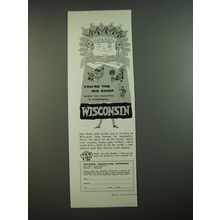 1956 Wisconsin Conservation Department Ad - You're the big chief