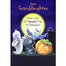 Dear Granddaughter - Halloween Greeting Card - 25179
