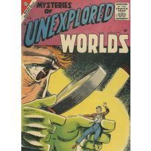 Mysteries Of Unexplored Worlds 1950s Giant & Magnifying Glass Comic Postcard